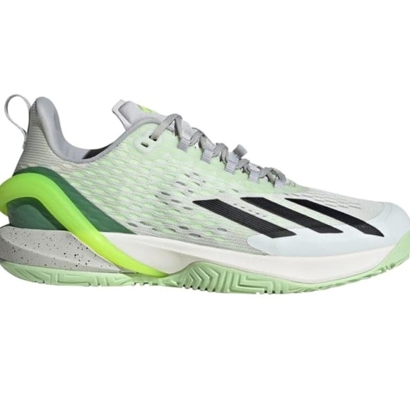 Adidas Adizero Cybersonic Shoes Pickleball Tennis Court Sneakers Size 11.5 Lime - Picture 10 of 10